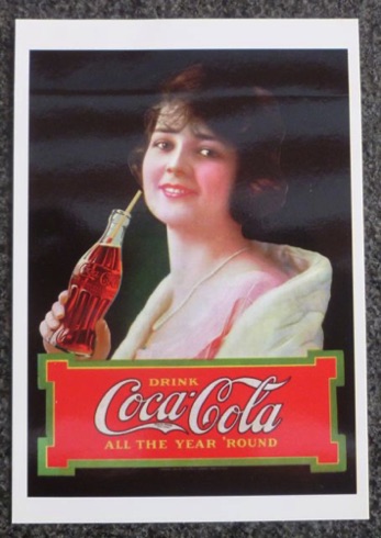 2347-4 € 0,50  coca cola briefkaart 10x15 cm